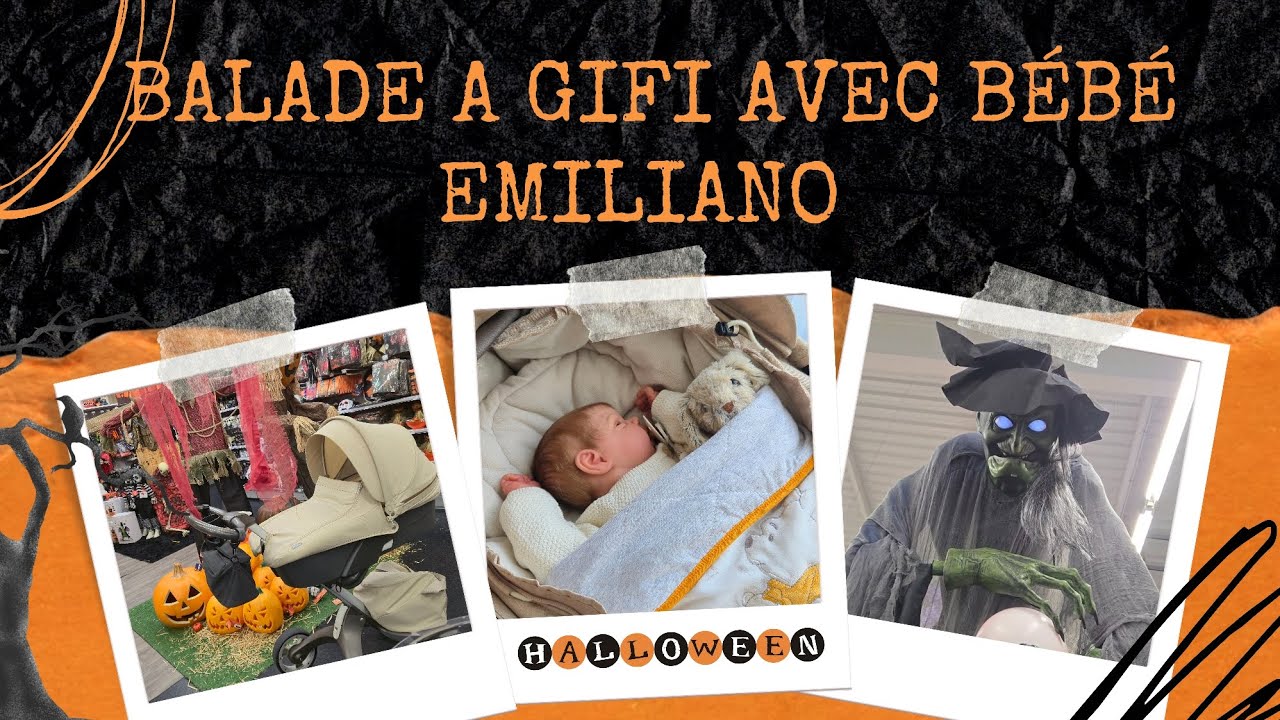 Balade a Gifi avec bébé Emiliano 