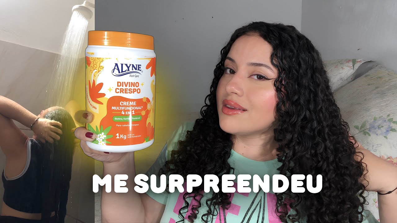 Testei um creme BARATINHO no meu cronograma capilar… olha esse resultado nos cachos! 😱