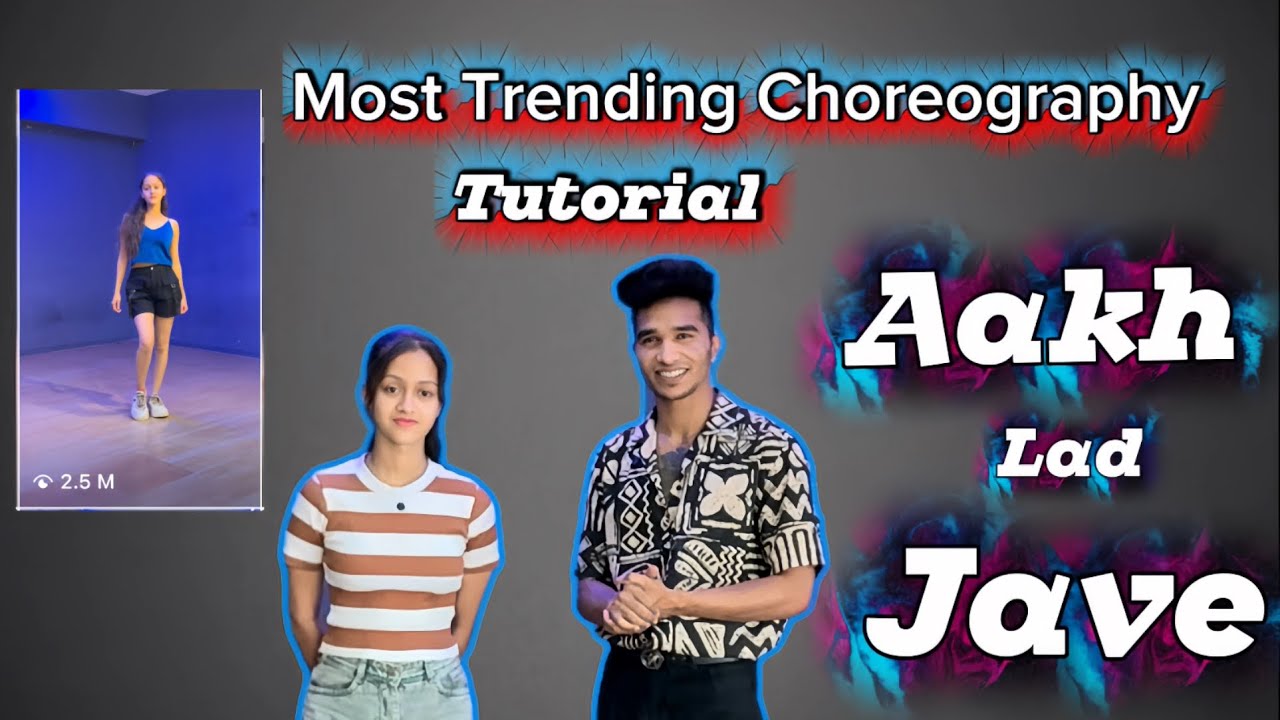 Aakh Lad Jave🤌🏻 / Dance Tutorial / Vishal Waghmare / #hinditutorial #hiphop #trending #viral #10m  