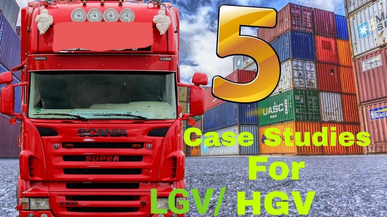 5 Case Studies For LGV/HGV Latest 2021. Excellent preparation material. Category C and C +E. learn.