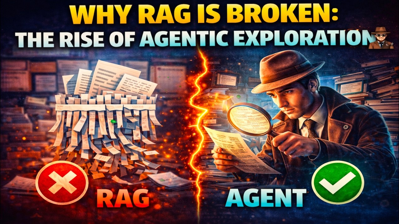 Why RAG is Broken: The Rise of Agentic Exploration 🕵️‍♂️