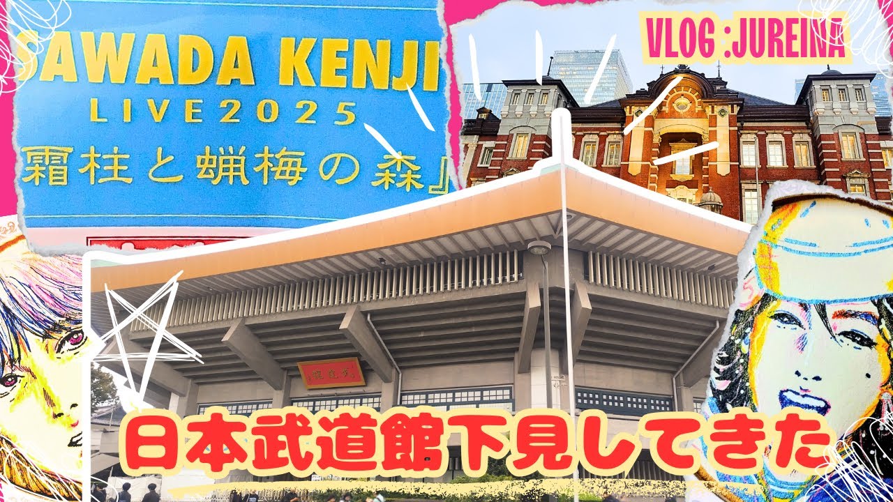 【下見VLOG📣】2025/11/18ジュリーライブIN日本武道館🎸にむけて、東京駅から、ぶらり下見してきました🥰