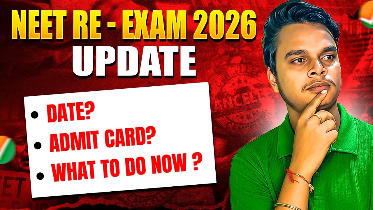 NEET Re-Exam 2026 Latest Update 🚨 | Date, Admit Card & Big News