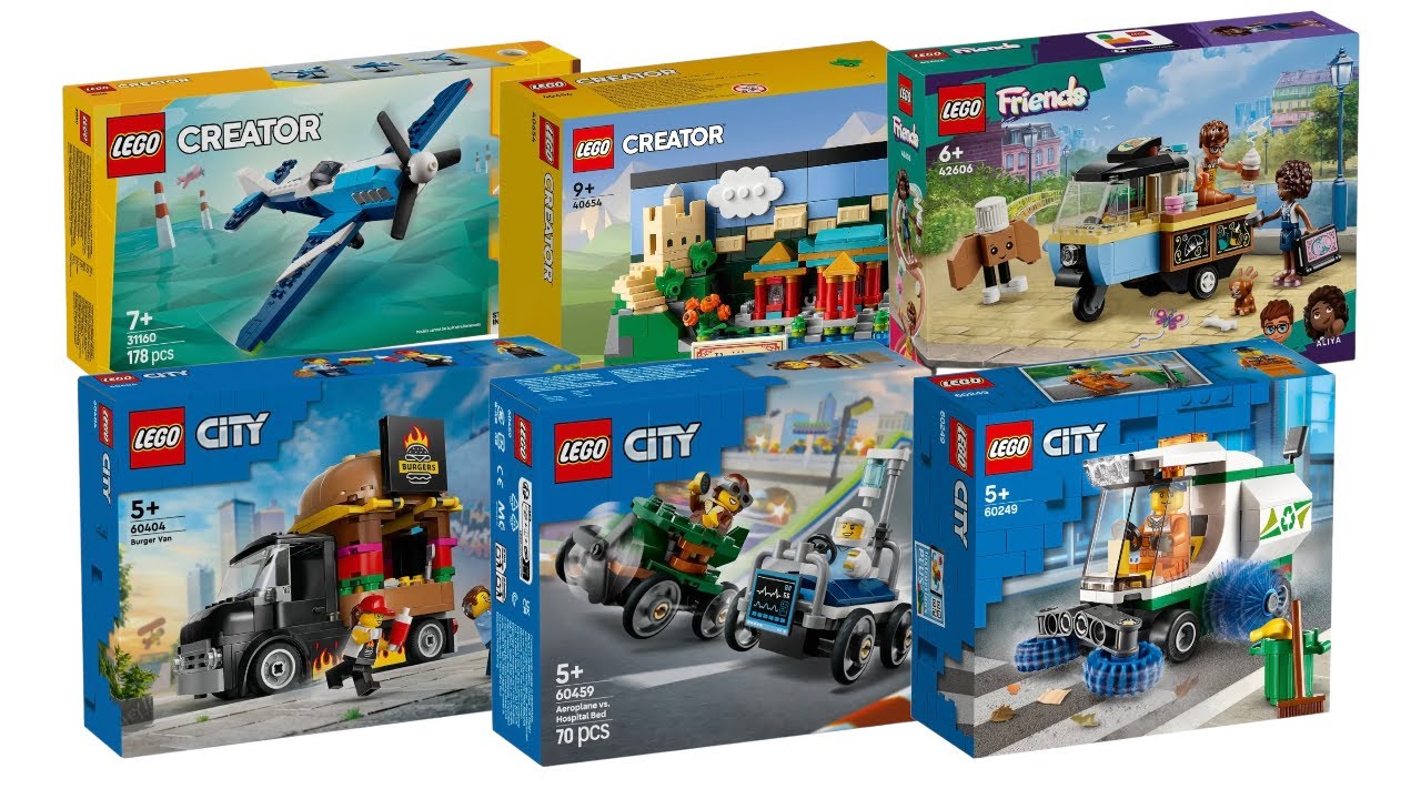 ПОДБОРКА Набор транспортных средств Lego City / Lego City Setleri / Быстрая сборка