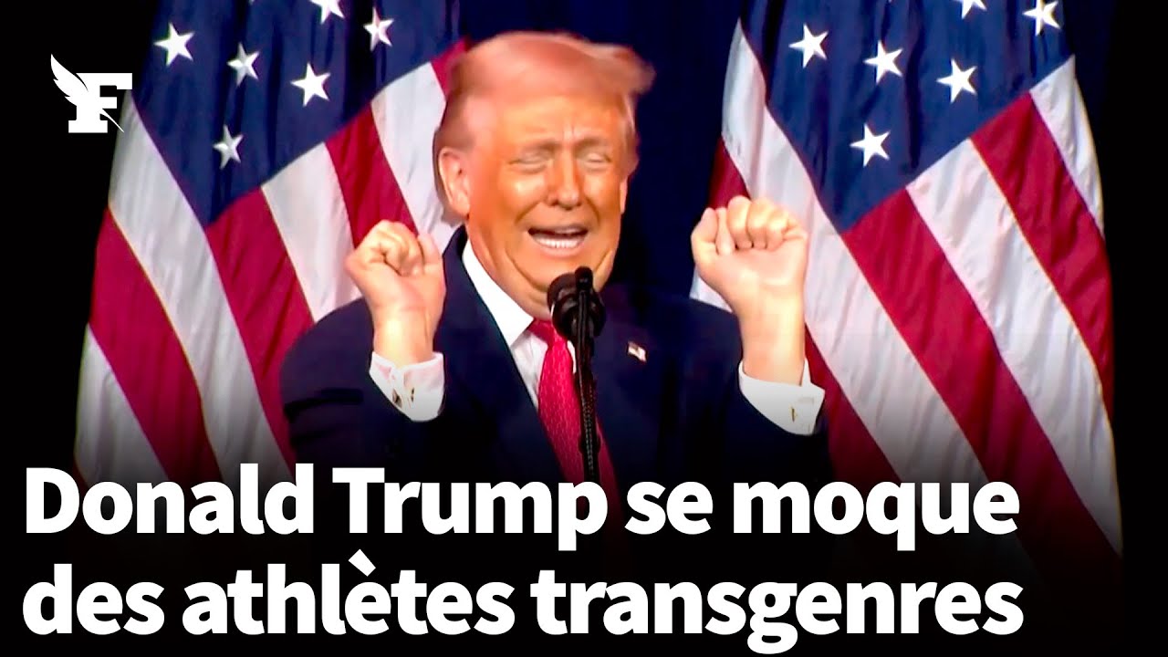 Cette sc&egrave;ne surr&eacute;aliste de Trump ravive le d&eacute;bat sur les athl&egrave;tes transgenres