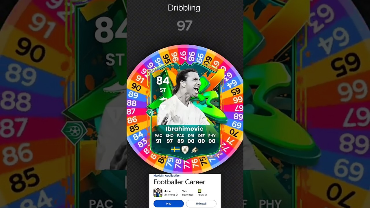 RE-SPUN ZLATAN IBRAHIMOVIC PRIME ICON CARD ON EA FC 26 #eafc26 #fifa