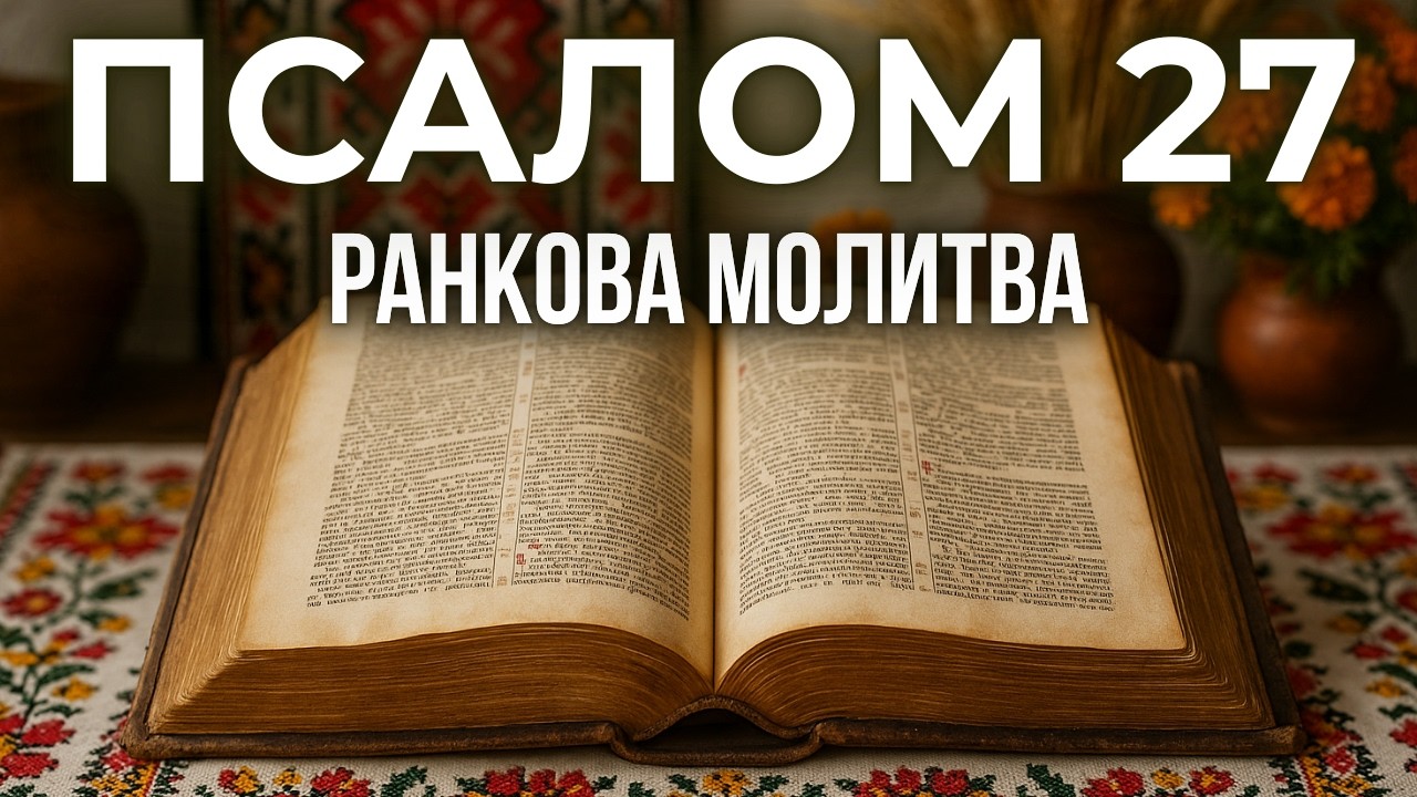 ПСАЛОМ 27 | Господь — моя Скеля, Твердиня і Щит | Ранкова молитва