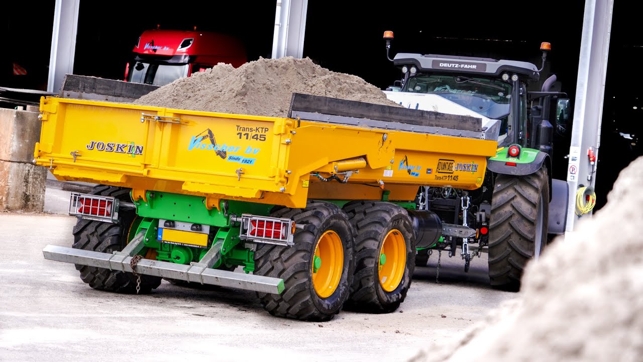 JOSKIN Trans-KTP 11/45 Small, VERSATILE, Sturdy and Compact Tipping Trailers