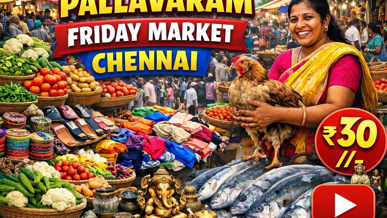 PALLAVARAM FRIDAY MARKET 30-01-2026 🔥 | Cheapest Electronics
