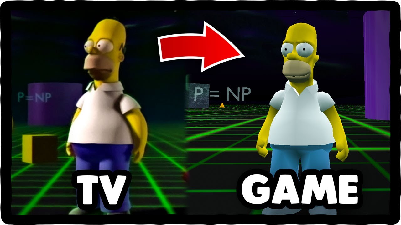 I made Homer³ in The Simpsons: Hit & Run
