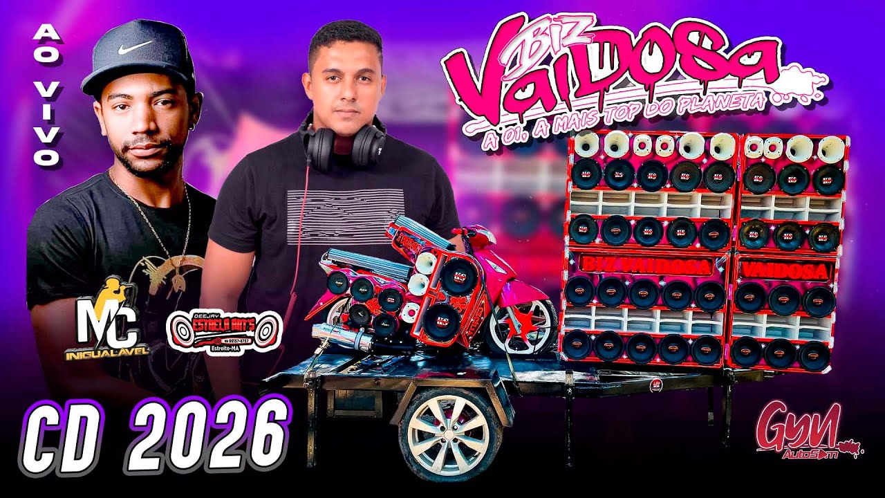 CD BIZ VAIDOSA 2026  SÓ AS EXCLUSIVAS DJ ESTRELA ARTS  E MC INIGUALÁVEL #gynautosom