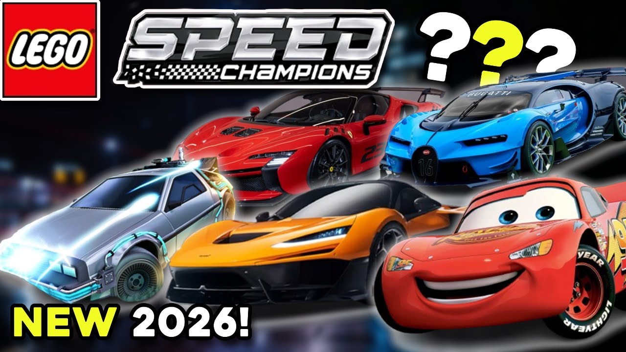 This is Insane! - LEGO Speed Champions 2026 Rumours - Back to the Future, Pixar Cars, Gran Turismo