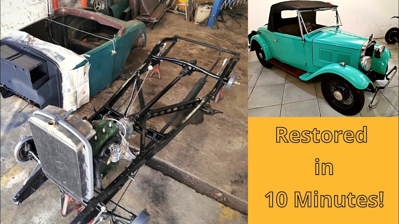 Classic Car Restoration Time Lapse - In 10 Minutes!!