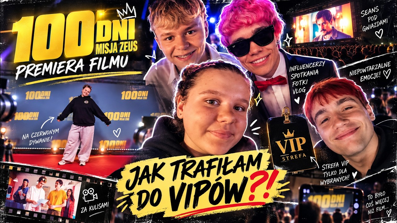 JAK DOSTAŁAM SIĘ DO STREFY VIP?! 😳 Premiera 100 DNI DO MATURY: MISJA ZEUS
