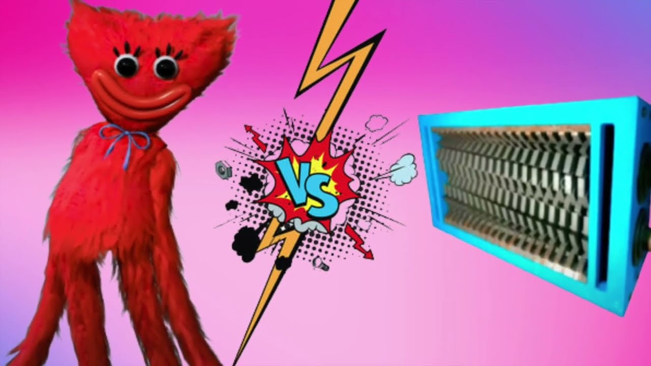 Red Huggy Wuggy VS Shredder! Poppy Play Time