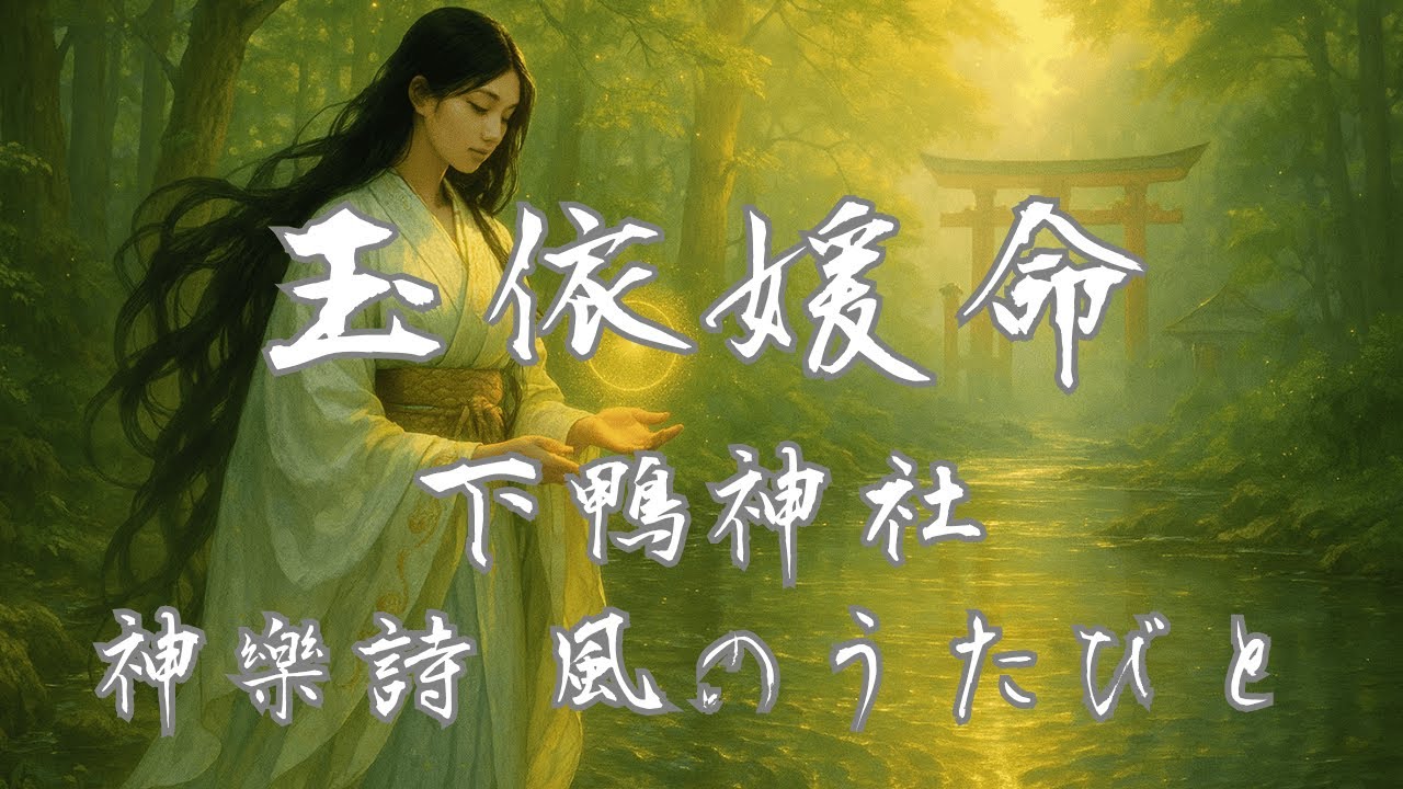 【縁結び】世界遺産 下鴨神社⛩️糺の森に響く玉依媛命の神樂詩『糺ノ巫女』- 玉依媛命｜神樂詩シリーズ | Tamayorihime no Mikoto