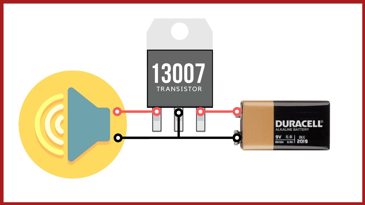 Simple Audio Amplifier Circuit using 13007 transistor