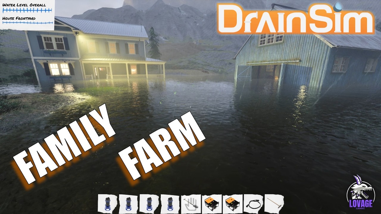 This Flood Nearly Wiped Out the Farm… Not on My Watch ~ DrainSim