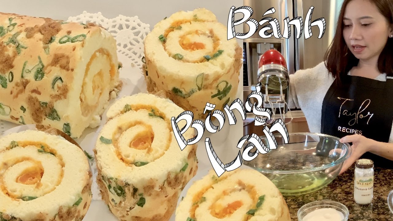 Bánh Bông Lan - Cách Làm Bánh Bông Lan Mặn Hương Vị Ngất Ngây Ngon Ơi Là Ngon - Savory Swiss Roll