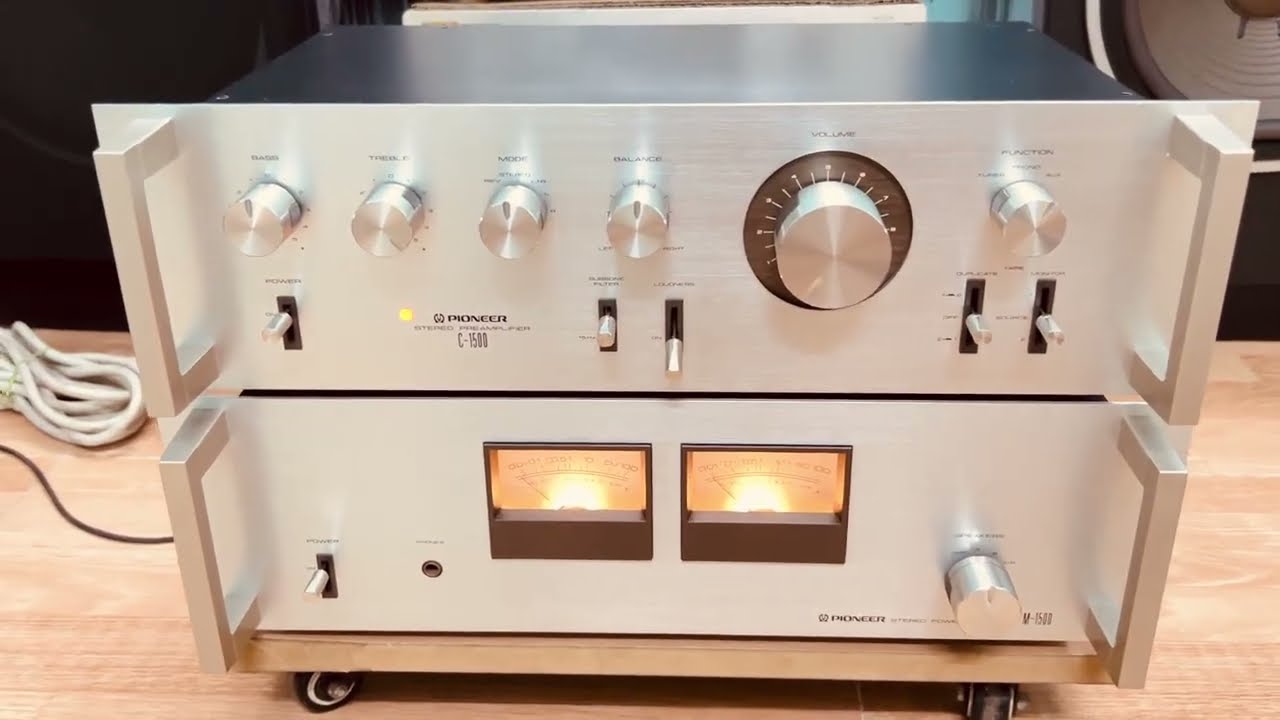 💎 Bộ kéo đẩy pre C-1500 + power M-1500 đẹp XS, chạy 4 sò sắt lớn, đánh khỏe. Giá: 5tr7 Lh:0902661202