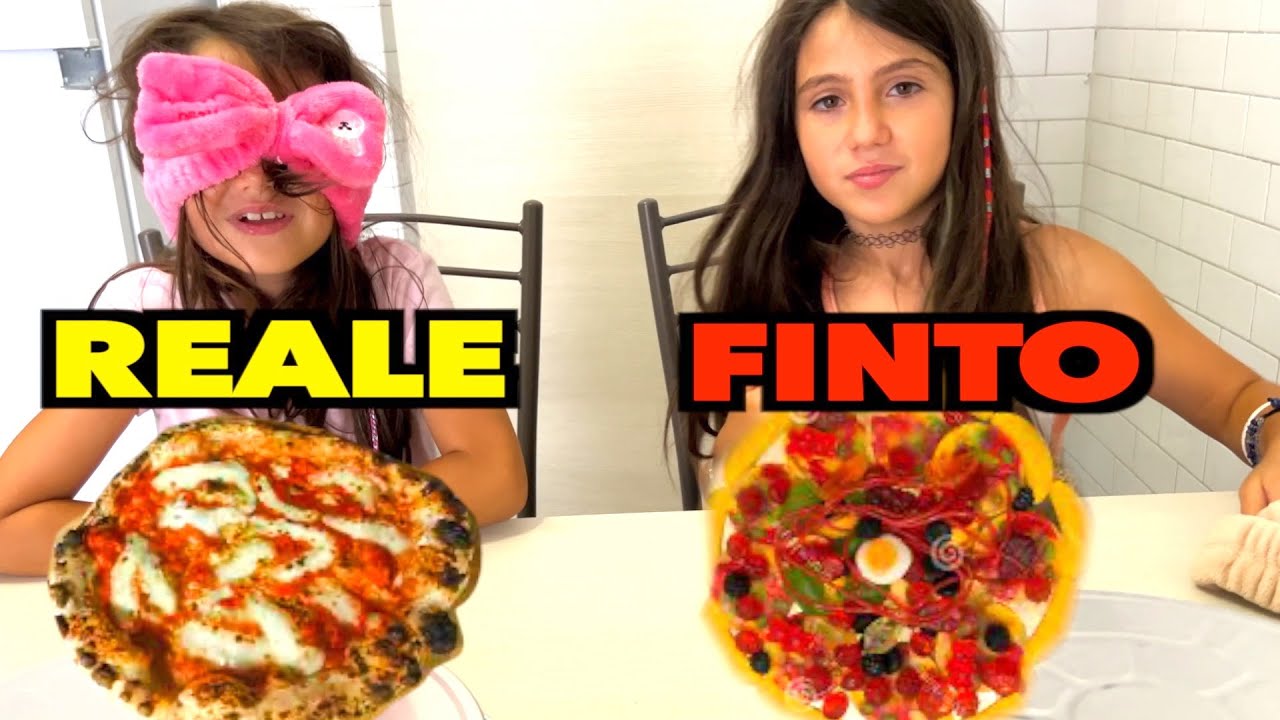 CIBO REALE vs CIBO GOMMOSO challenge! #vanessaeanastasia