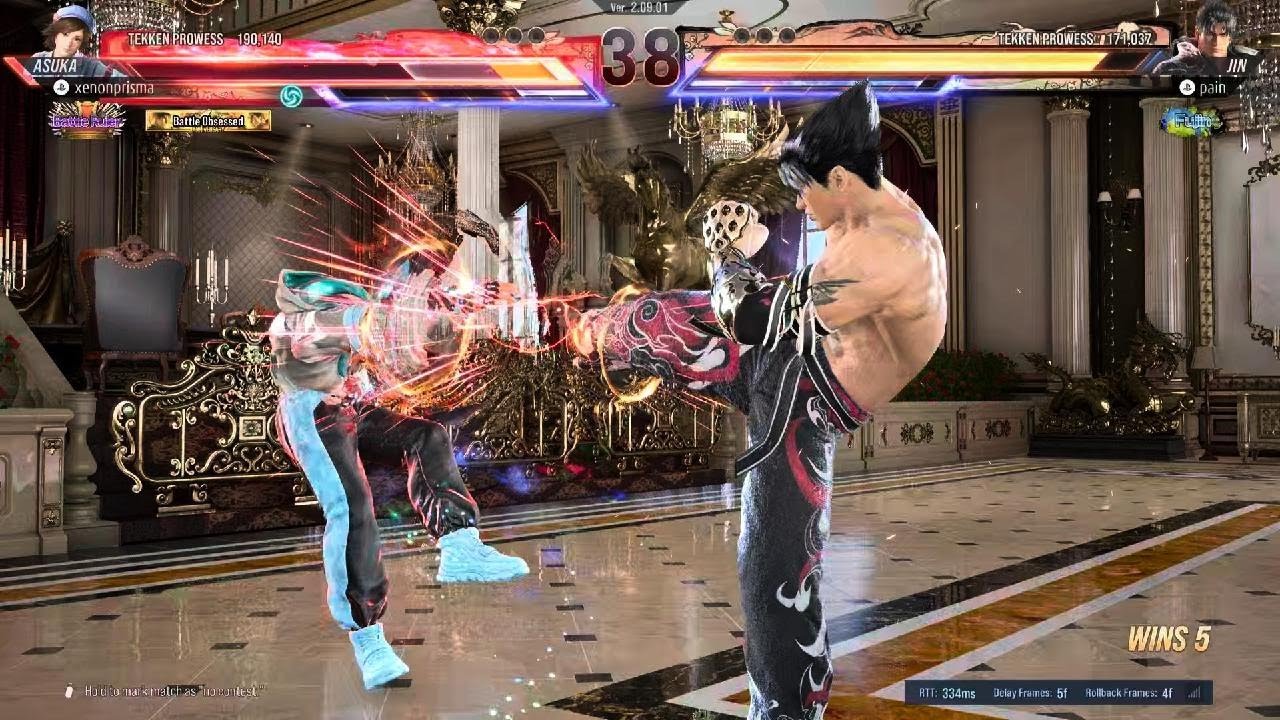 TEKKEN8_Xenon vs pain (defeat)