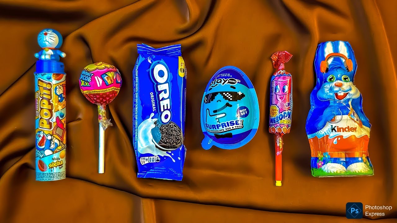 Satisfying video Asmr lollipops candy unboxing video Asmr opening video and chocolate gummy candy