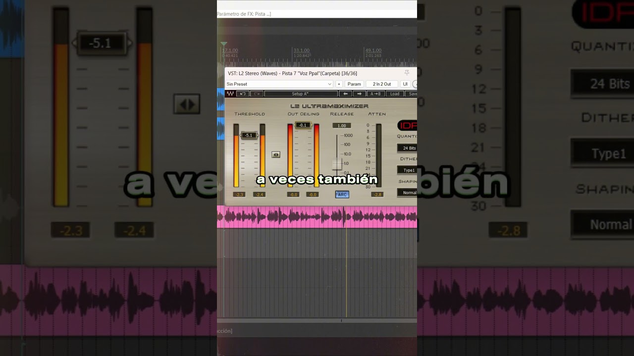 Limitador en el Master con Plugins Gratis 🔥L2 vs Limited✨ #comohacerbeats #beatmusic  #tutorial