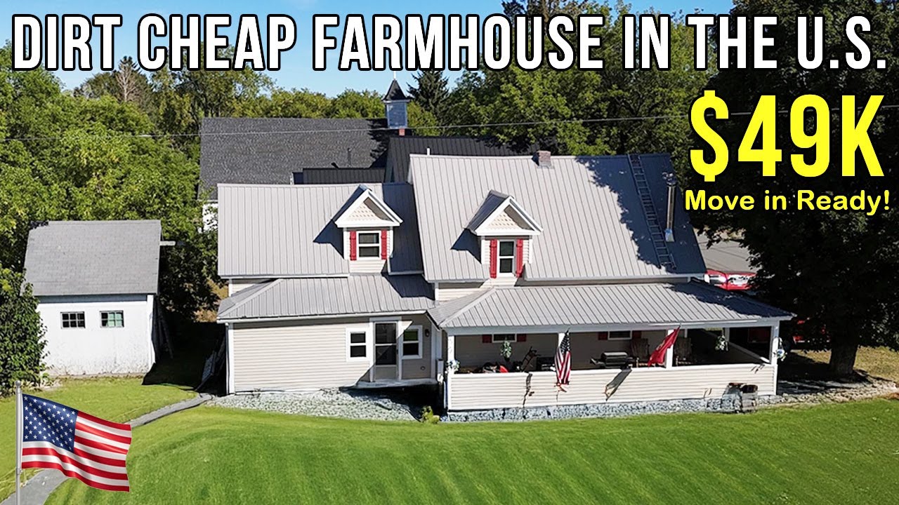 DIRT-CHEAP MAINE FARMHOUSES for Sale RIGHT NOW