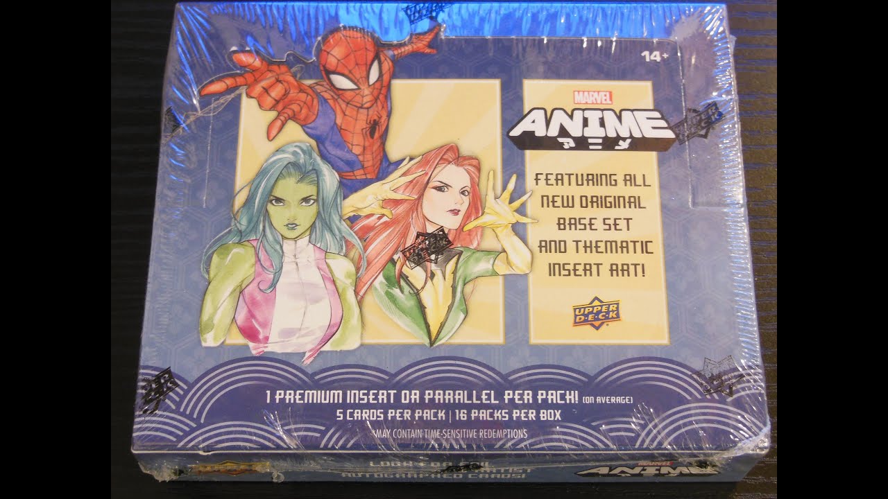 2020 Marvel Anime Trading Cards by Upper Deck Hobby Box Break
