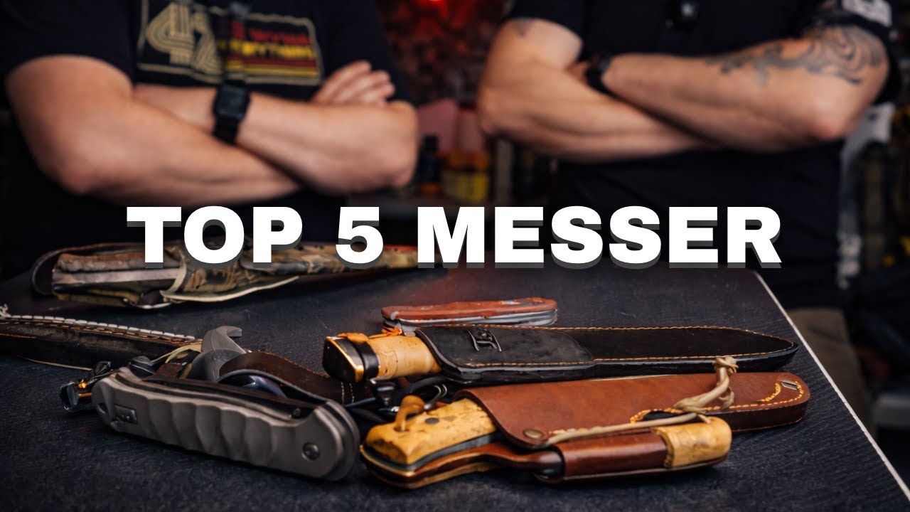 Wir zeigen euch unsere 5 LIEBLINGSMESSER für EDC & OUTDOOR