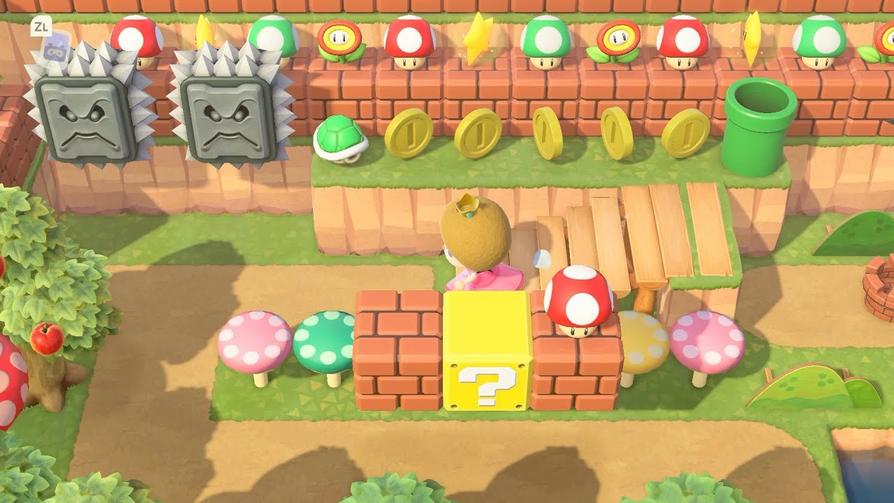 【任天堂さん公式の島】のマリオ島の余裕がすごい