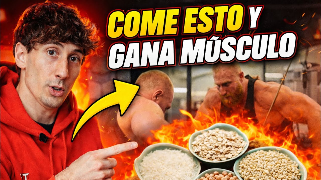 Carbohidratos para GANAR MÚSCULO + RENDIMIENTO 🔥 Guía REAL y Científica
