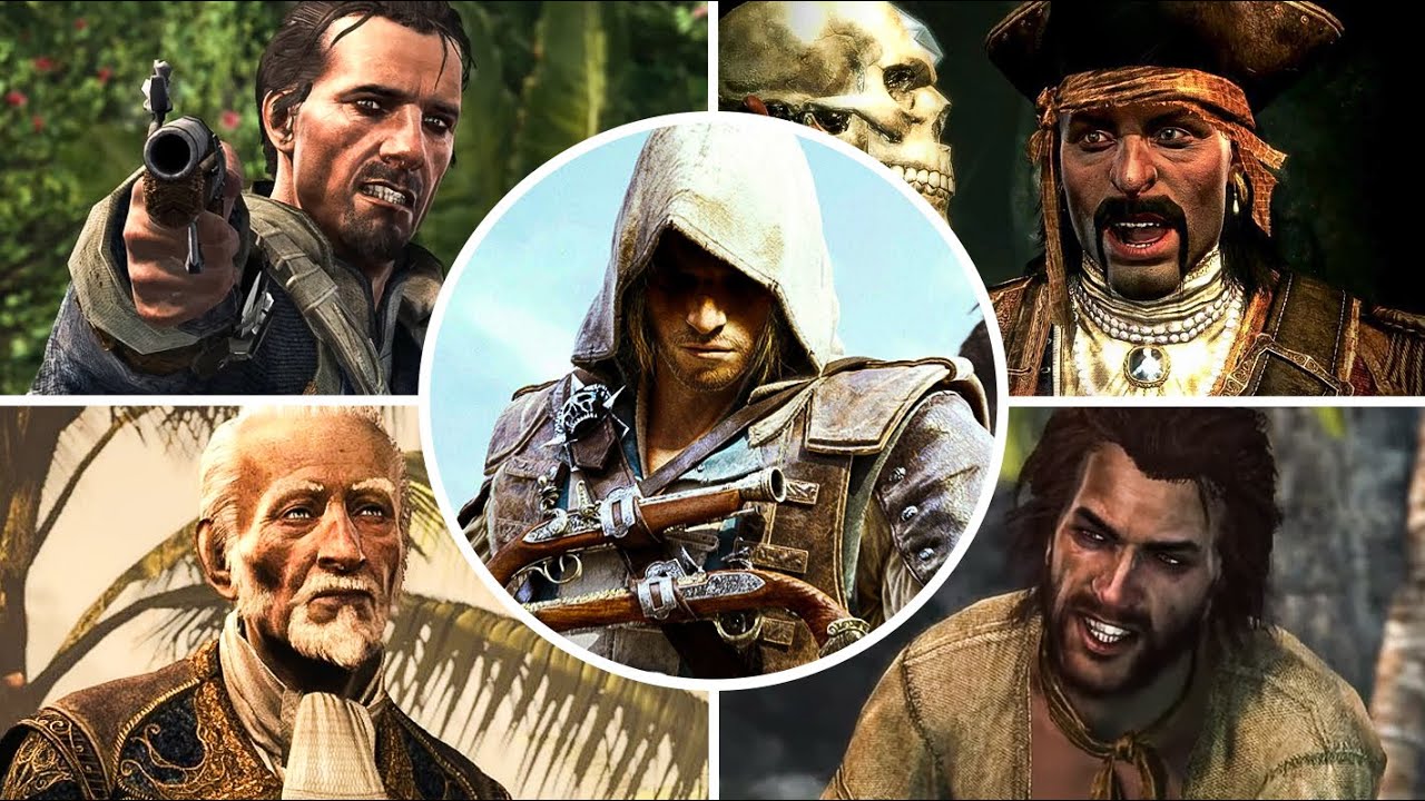 Assassin's Creed 4 - Todos los Jefes en Español // All Bosses 4K