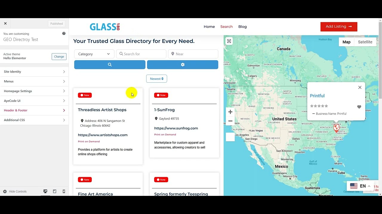 GeoDirectory Hide Address in Directory