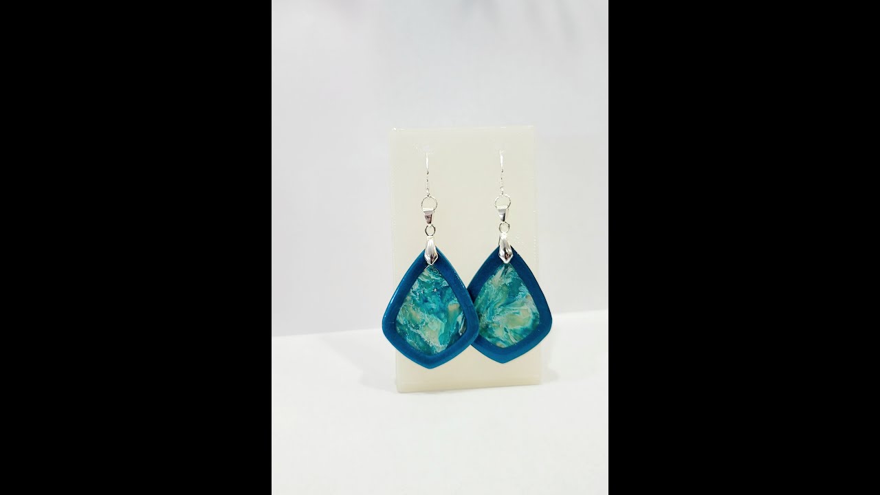 Stained Glass inlay with Polymer Clay