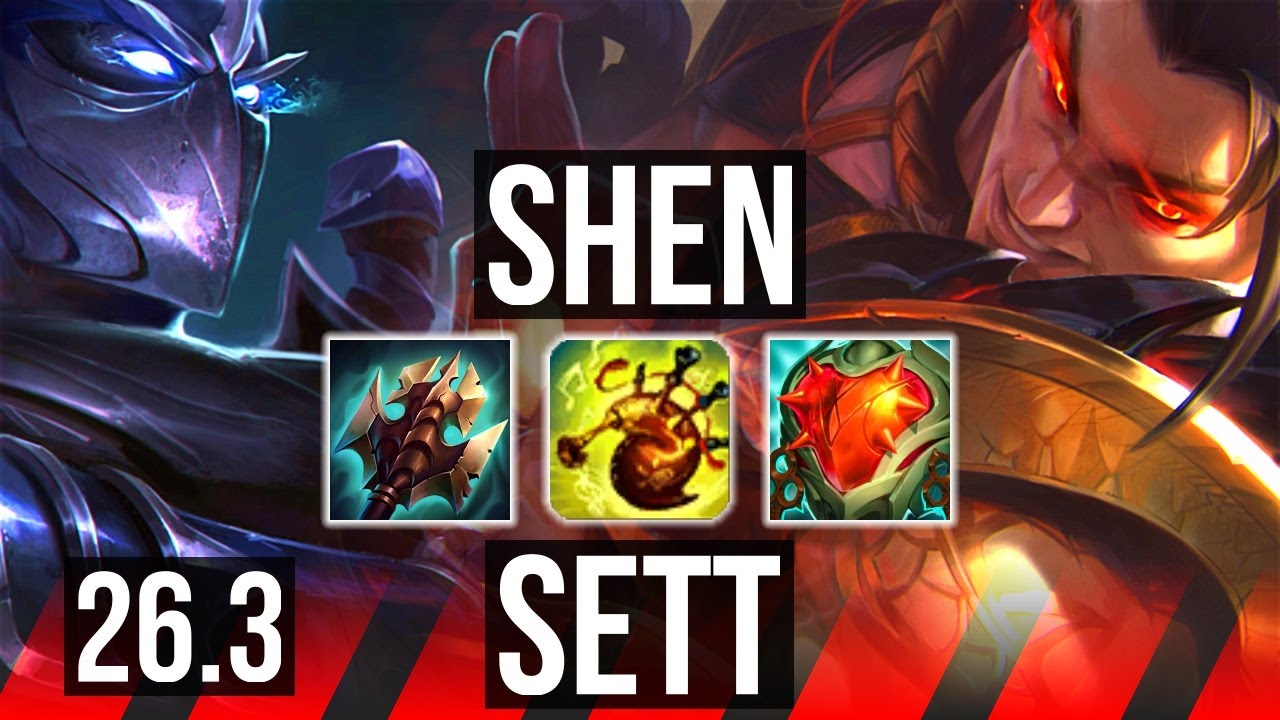 SHEN vs SETT (TOP) | EUW Master | 26.3