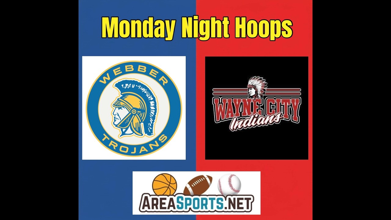 BOYS HS HOOPS:  Webber Trojans vs Wayne City Indians