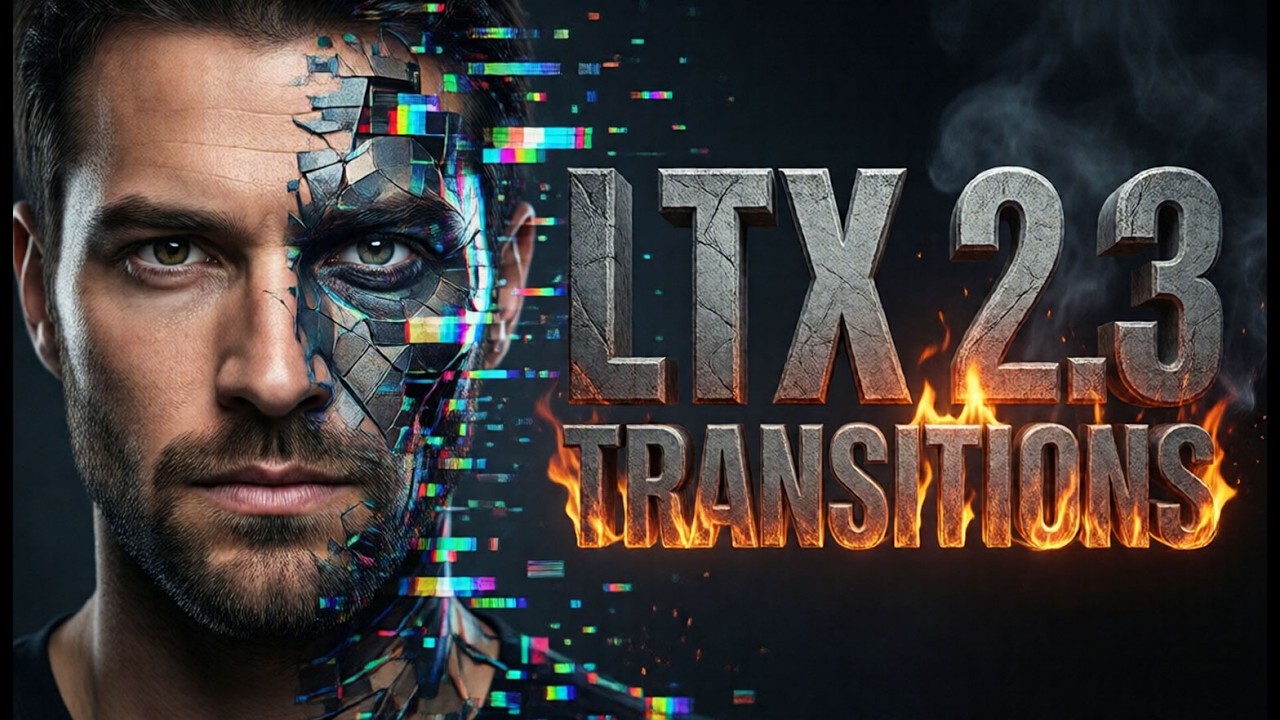 LTX 2.3 Transitions LoRA 🔥 Create Cinematic Scene & Character Transformations | ComfyUI Workflow