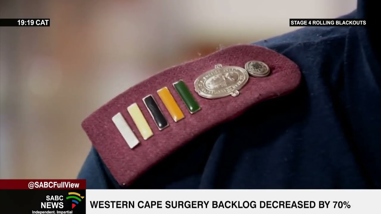 Western Cape surgery backlogs decrease by 70%
