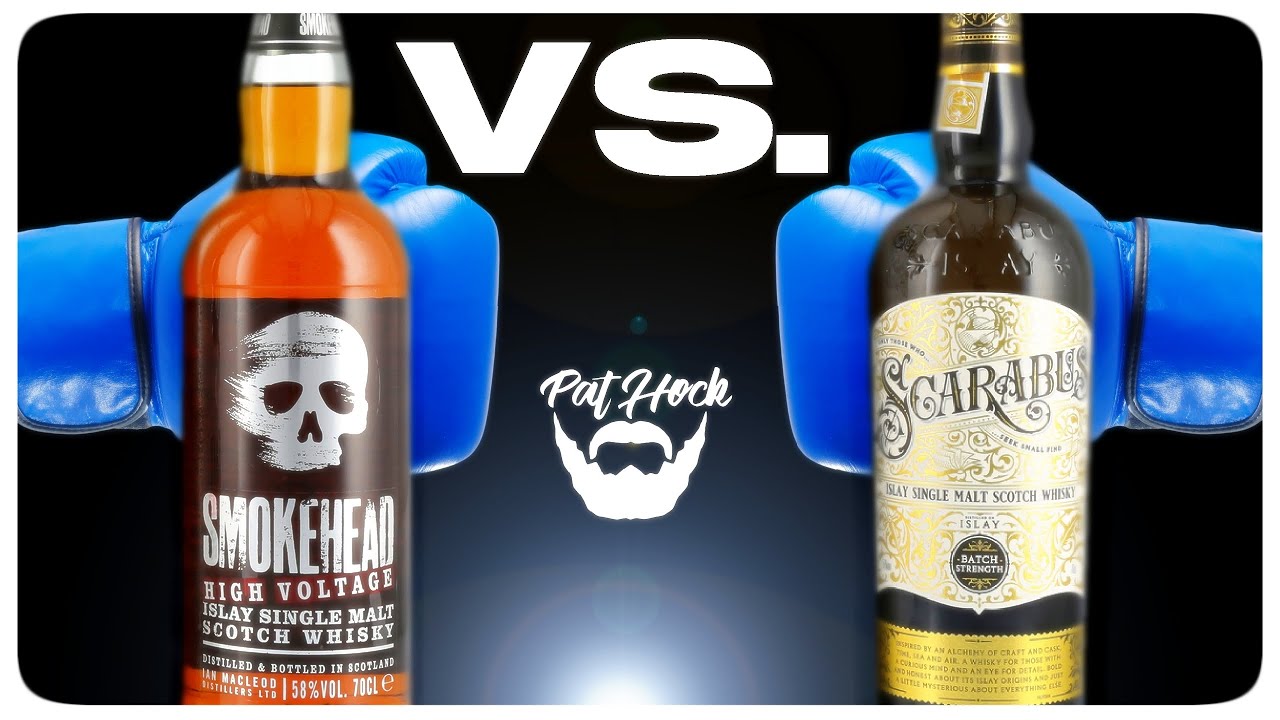 Das Whisky BATTLE: Smokehead High Voltage VS. Scarabus Batch Strength