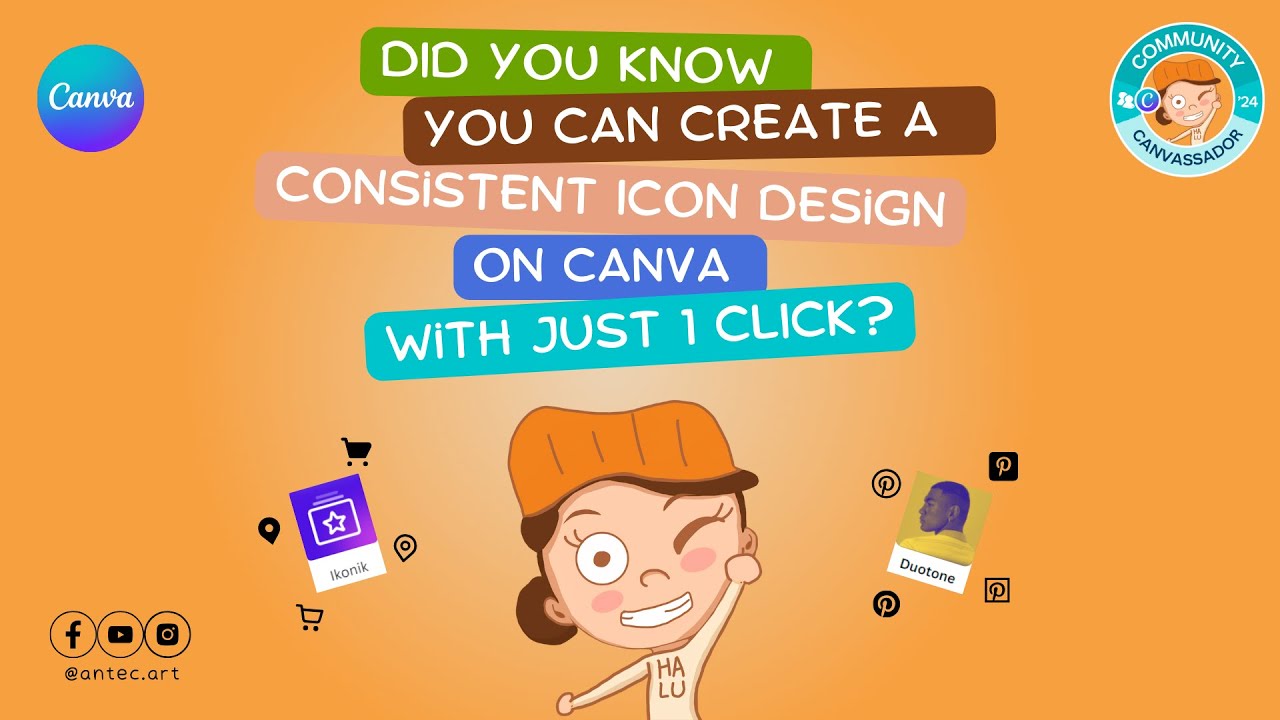 Canva App: Ikonik - Pick Right Icons with just 1 click!