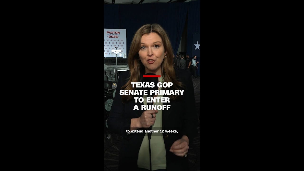 Texas GOP Senate primary to enter a runoff, CNN projects
