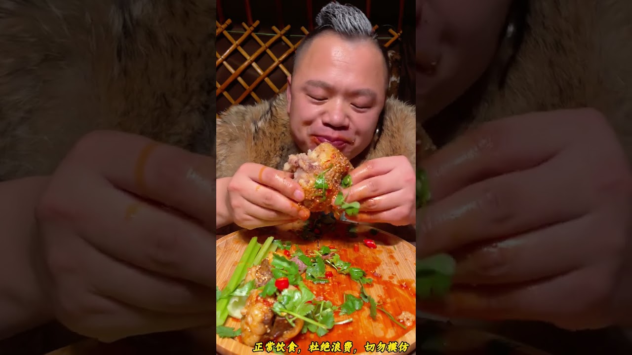 Take big bites of the beef tongue#Inner Mongolia cuisine#Grassland cuisine#Sheep blood