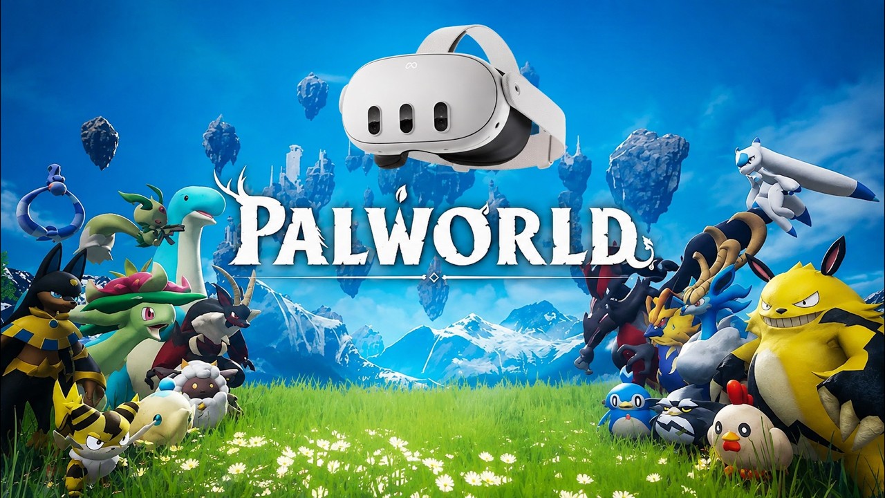 Palworld VR / NEW Fantastic UEVR Profile with Hands Profile / Meta Quest 3 + RTX 4080 Super
