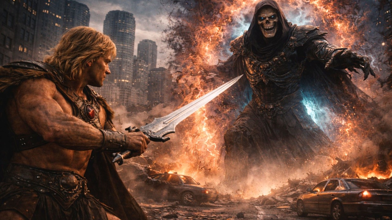 O Esqueleto invadiu à Terra… e só o He-Man pode impedi-lo