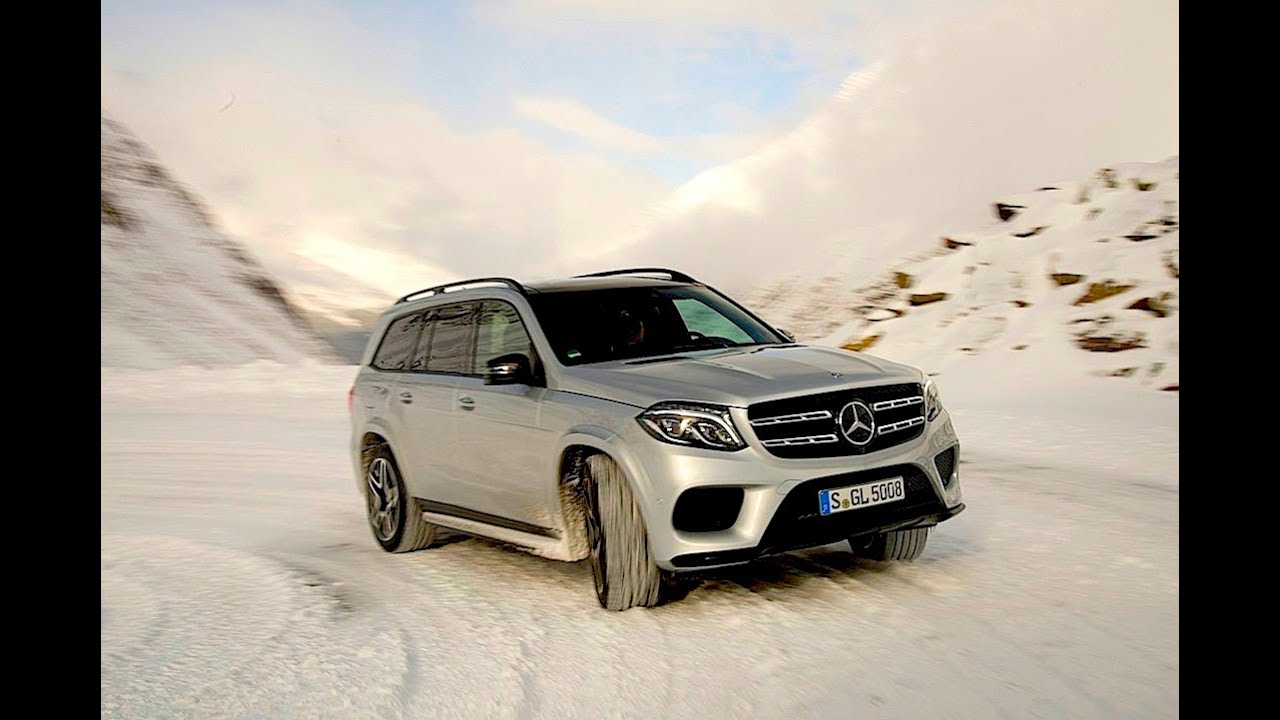 2017 Mercedes Benz GLS 550 / GLS  500 FIRST DRIVE REVIEW in the snowy  Austrian Alps