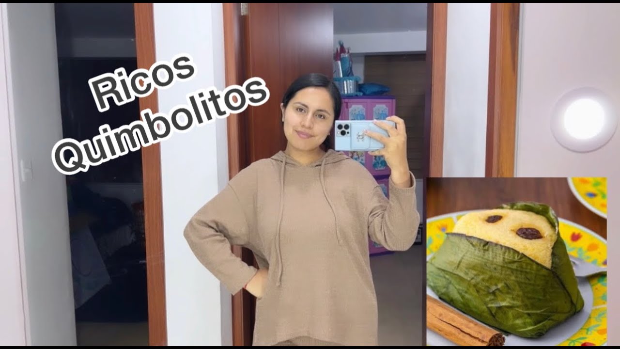 Hice quimbolitos para mi familia