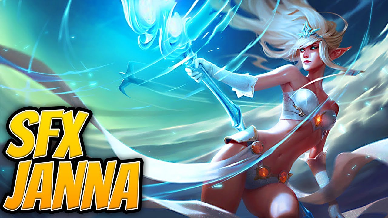 JANNA ABILITIES | Sound Effects | League of Legends