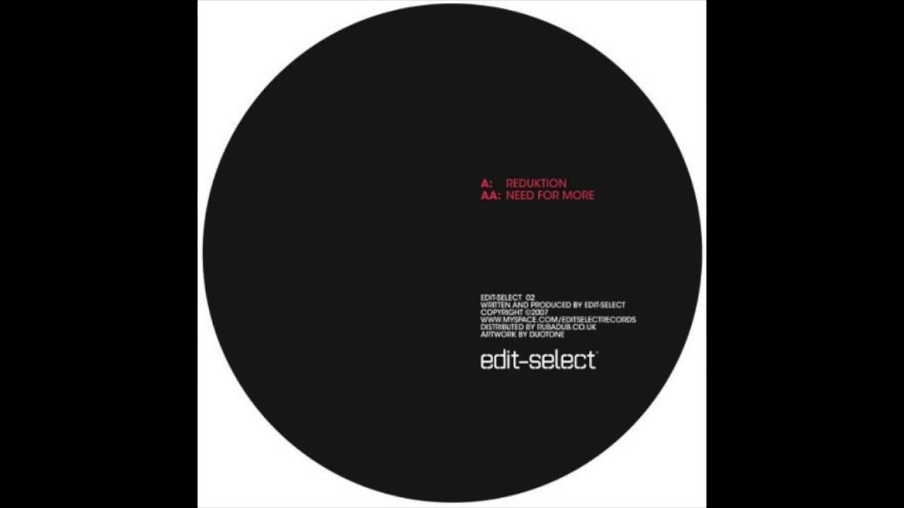 Edit Select - Reduktion